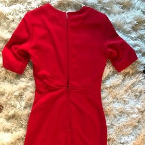 H&M Red Dress w/ Slit back
